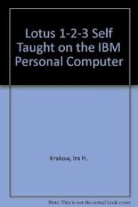 Lotus 1-2-3 : Self - Taught