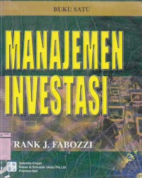 Manajemen Investasi (Buku Satu)