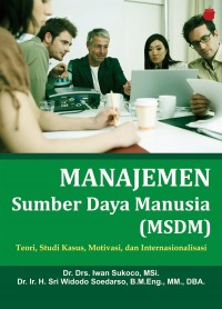 Manajemen Sumber Daya Manusia (MSDM)