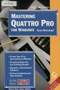 Mastering Quattro Pro 4 For Dos 4th ed.