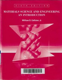 Materials Science and engineering an introduction 6th ed.