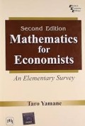 Mathematics for Economists : an Elementary Survey