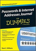 Passwords & Internet Addresses Journal for Dummies