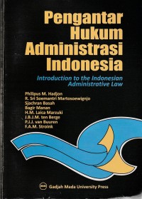 Pengantar Hukum Administrasi Indonesia