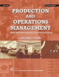 Production and Operations Management : with Skills Development, Caselets and Cases