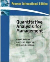 Quantitative Analysis For Management,10th ed.