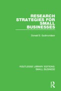Rouledge Library Editions : Research Strategies for small Business
