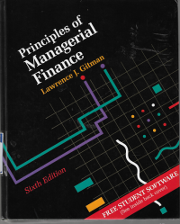 Principles of Managerial Finance 6th ed.