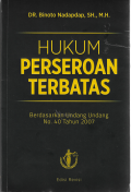 Hukum perseroan terbatas : Berdaarkan Undang-Undang No. 40 Tahun 2007