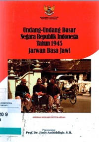 Undang-Undang Dasar Negara Republik Indonesia Tahun 1945 Jarwan Basa Jawi