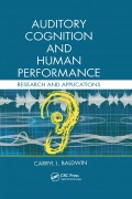 Auditory cognition and Human Reformance : Research and Application