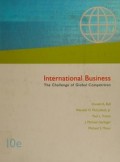 International Business The Challenge of Global Competition 10th edition.