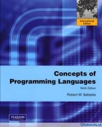 Concepts of Programming Languages 9th ed.