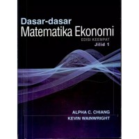 Dasar-dasar matematika ekonomi 4th ed.