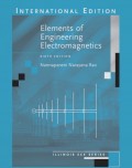 Elements of Engineering Electromanetics 6th ed.