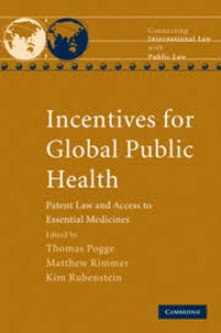 Incentives for Global Public Health : Patent Law and Access to Essential Medicines