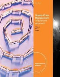 Supply Chain Management: A balanced approach 3rd ed.