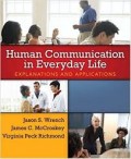 Human Communication in Everyday Life: Explanations and Applications