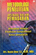 Metodologi Penelitian : Aplikasi dalam Pemasaran