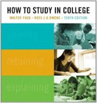 How to Study in College 10th ed.