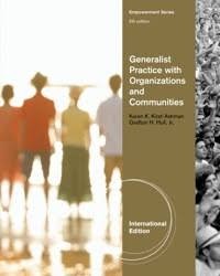 Generalist Practice With Organizations and Communities 5th Ed.