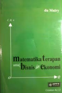 Matematika terapan untuk Bisnis dan Ekonomi