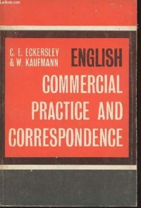 English Commercial Practice and Correspondence