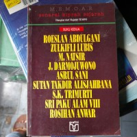 Memoar Sejarah : Senari Kiprah Sejarah