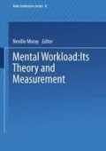 Mental Workload: Its Theory and Measurement