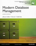 Modern Database Management, 11 th ed.