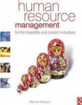 Human Resource Management for the hospitality and tourism industries