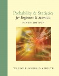 Probability and Statistics for Engineers and the Scientists 9th ed.