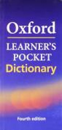 Oxford Leaner's Pocket Dictionary, 3 th ed.