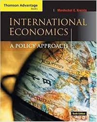 International Economics : A Policy Approach 10th ed.