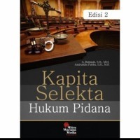 Kapita Selekta Hukum Pidana