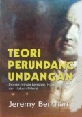 Jeremy Bentham : Teori Perundang Undangan