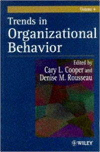 Trends in Organizational Behavior vol.iv