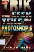 Trik membuat efek teks dengan Photoshop 5