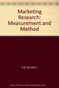 Marketing Research : Measurement and Method 3rd ed.