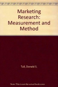 Marketing Research : Measurement and Method 3rd ed.